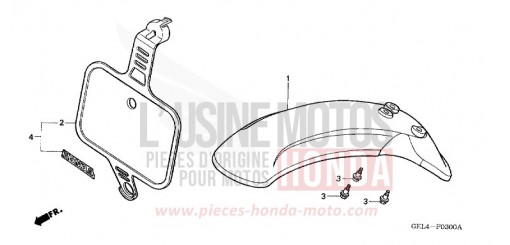 KOTFLUEGEL, VORNE XR50R3 de 2003